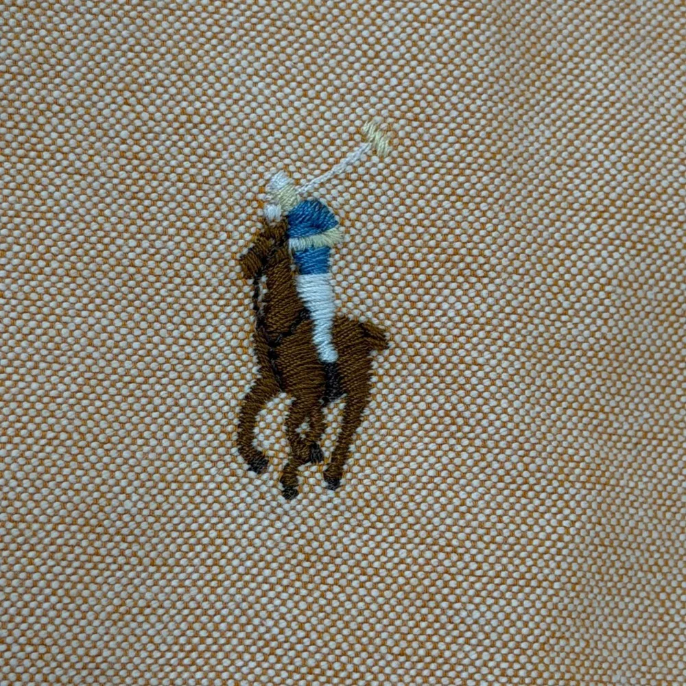 Polo Ralph Lauren Button Down Mens 2XB Peach Classic Fit Oxford Pony Logo LS